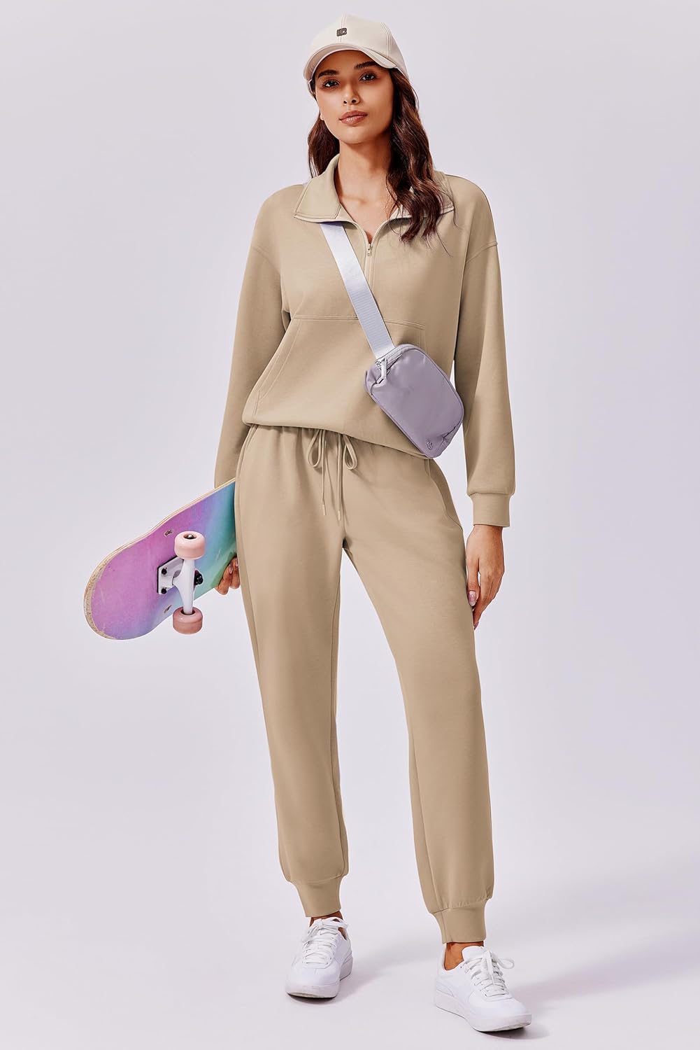 PINSPARK jogger sweatsuit outfit for casual wear