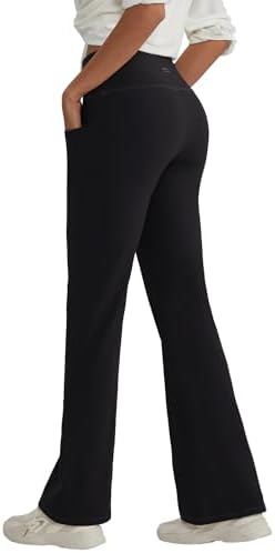 flare leggings with pocket for yoga and workouts