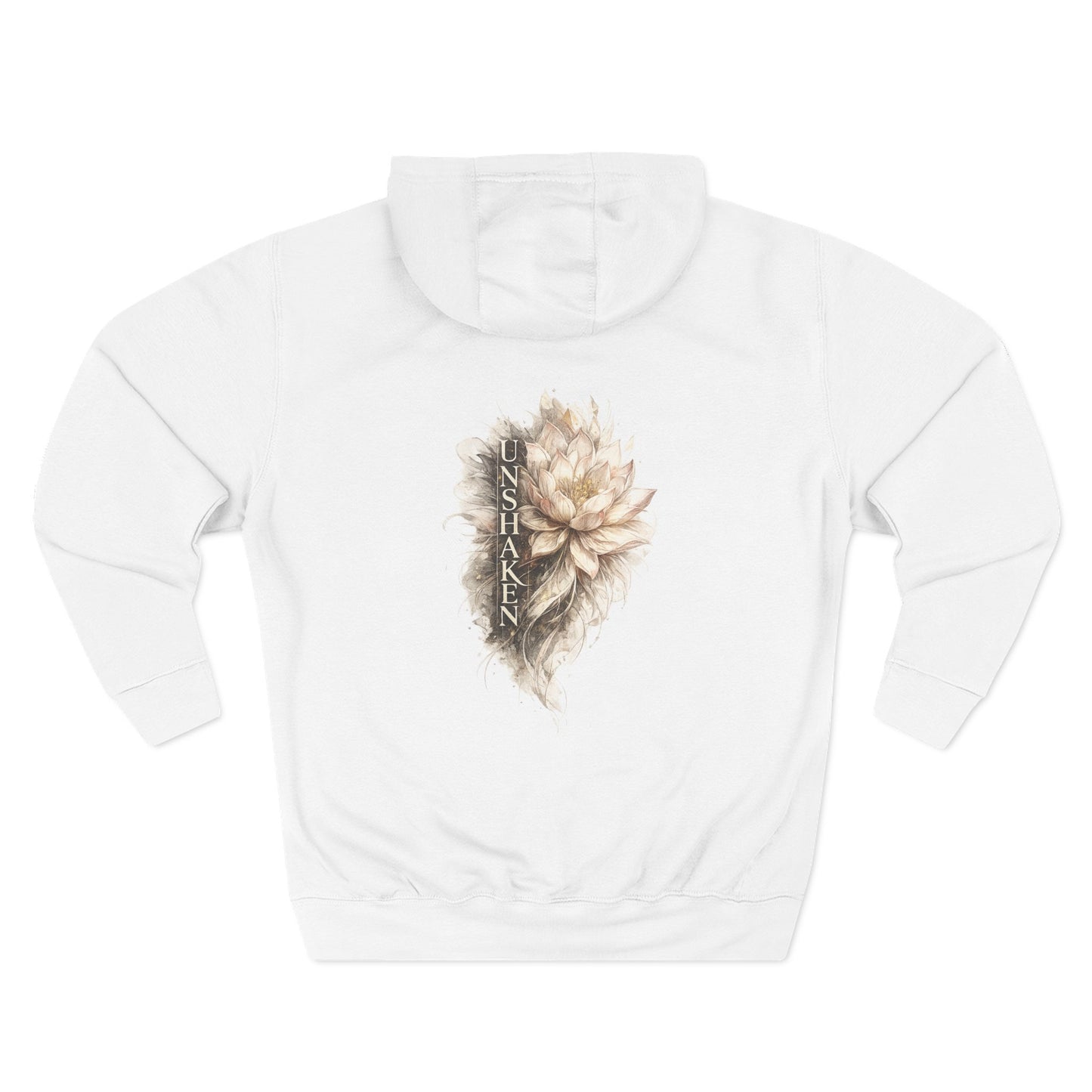 Three-Panel Fleece Hoodie