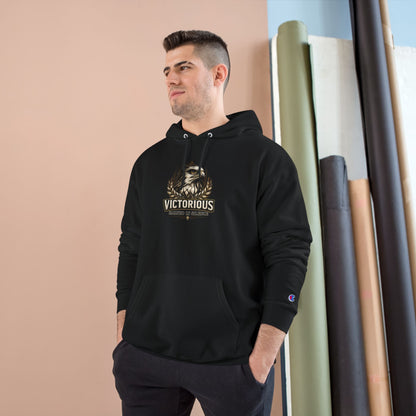 Victorious Eagle Hoodie — "Victorious: Proven in Action" Champion Pullover