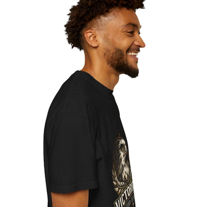 Victorious Eagle T‑Shirt — "Victorious: Earned in Silence / Proven in Action" Graphic Tee