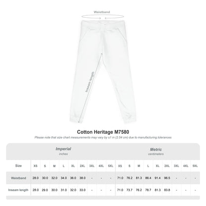 Embroidered Fleece Sweatpants — Cozy Minimalist Joggers