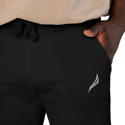 Embroidered Fleece Sweatpants — Cozy Minimalist Joggers