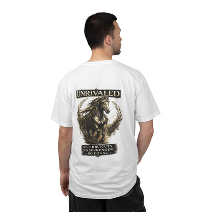 Horse T-Shirt — 'Unrivaled: Built to Lead' Motivational Graphic Tee