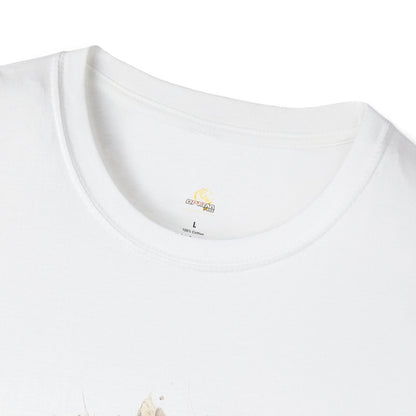 Floral 'UNSHAK' Lotus T-Shirt — Soft Vintage Botanical Tee