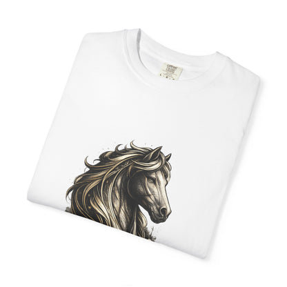 Horse T-Shirt — 'Unrivaled: Built to Lead' Motivational Graphic Tee