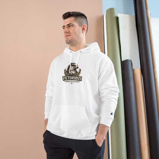Victorious Eagle Hoodie — "Victorious: Proven in Action" Champion Pullover