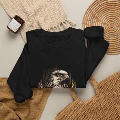 Victorious Eagle Crewneck Sweatshirt — "Victorious: Earned in Silence / Proven in Action"