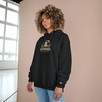 Victorious Eagle Hoodie — "Victorious: Proven in Action" Champion Pullover