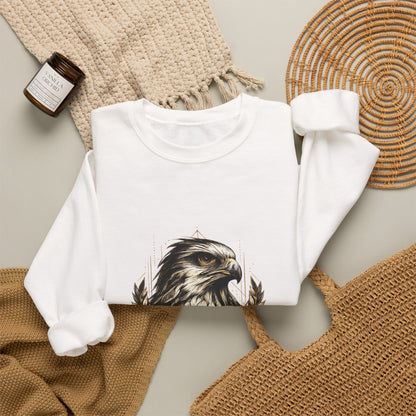 Victorious Eagle Crewneck Sweatshirt — "Victorious: Earned in Silence / Proven in Action"