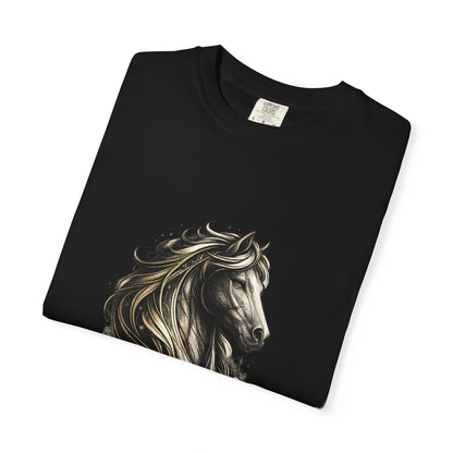 Horse T-Shirt — 'Unrivaled: Built to Lead' Motivational Graphic Tee