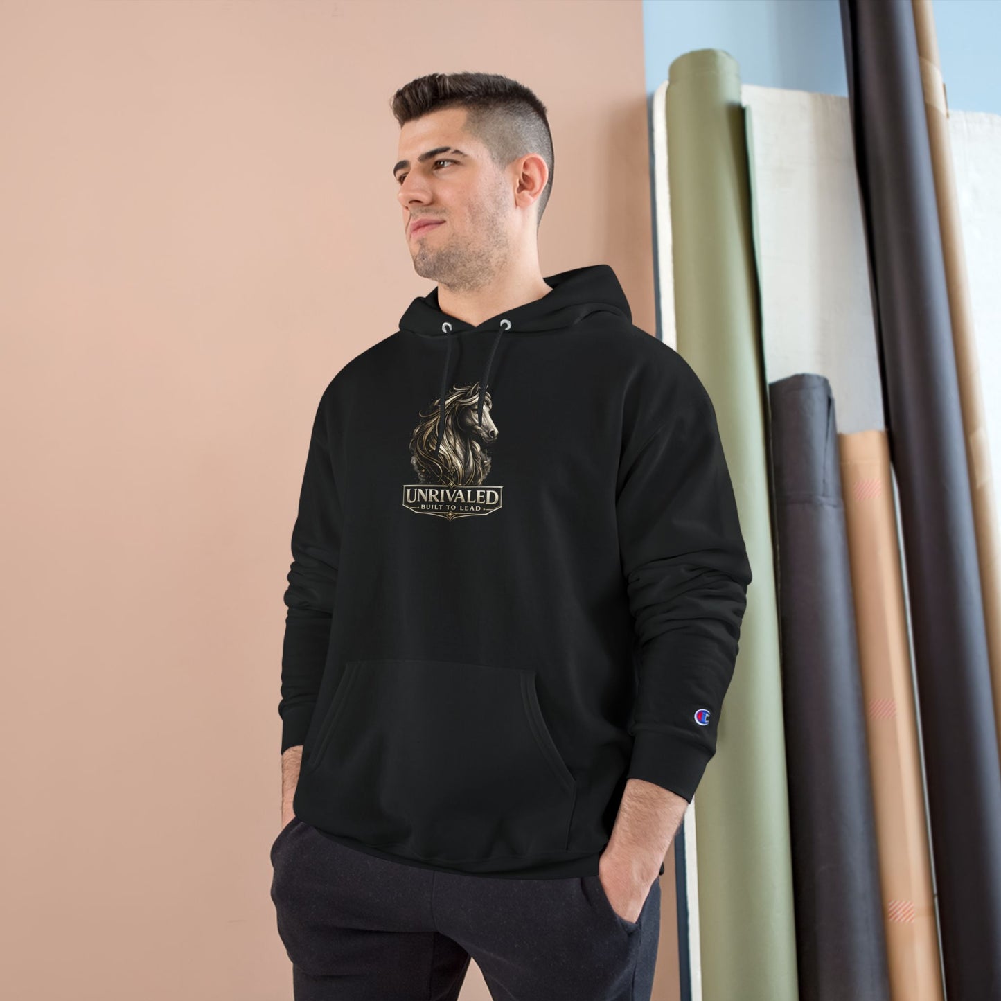 Champion Hoodie — 'Unrivaled' Galloping Horse Graphic Hoodie