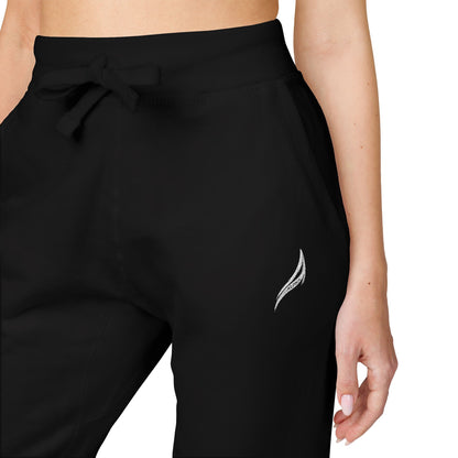 Embroidered Fleece Sweatpants — Cozy Minimalist Joggers