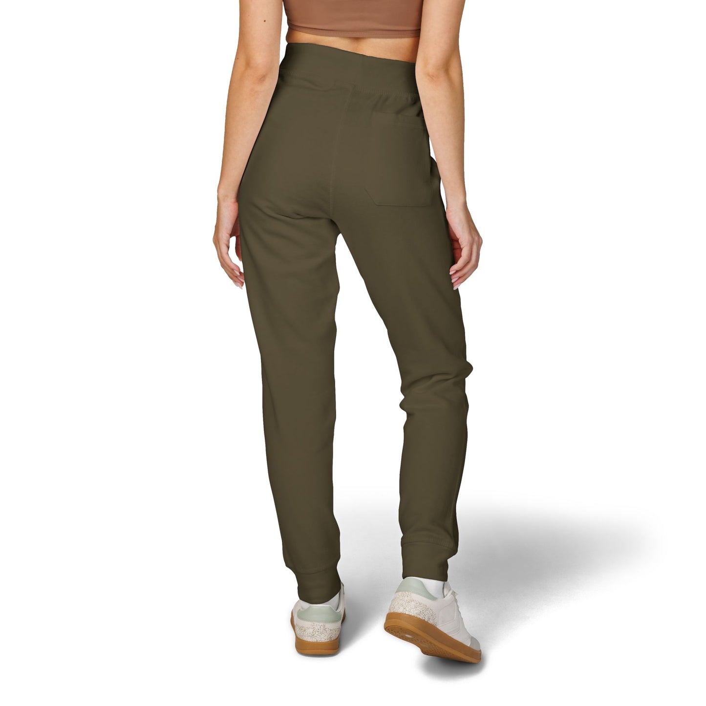 Embroidered Fleece Sweatpants — Cozy Minimalist Joggers