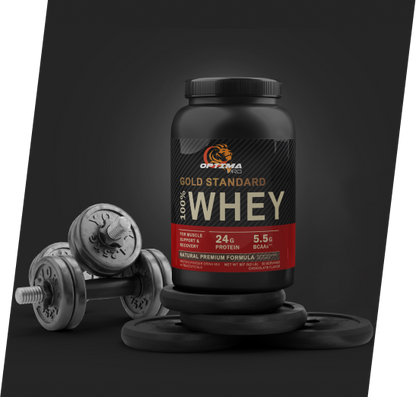 Balanced nutrition whey protein powder with vitamins and minerals