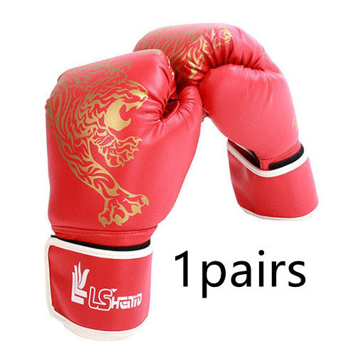 Flame Tiger boxing gloves for training and sparring
