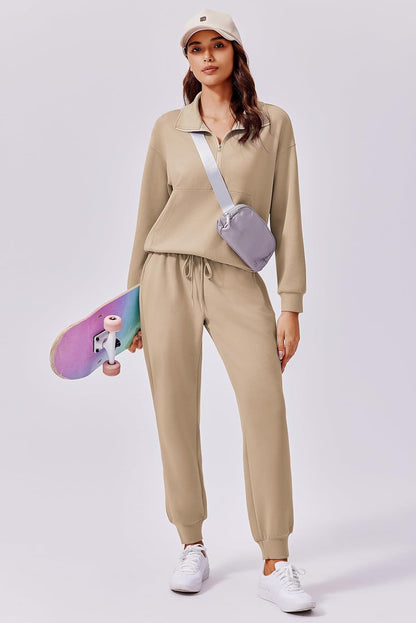 PINSPARK jogger sweatsuit outfit for casual wear
