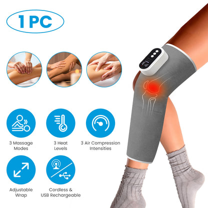 adjustable leg wrap massager for circulation