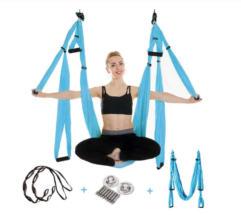 aerial fitness hammock for yoga and pilates practice
