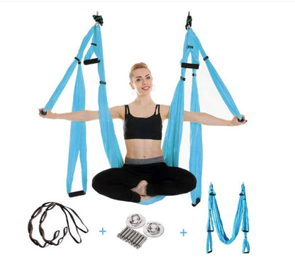 aerial fitness hammock for yoga and pilates practice
