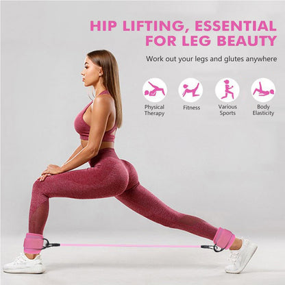 ankle resistance bands with cuffs for leg workouts
