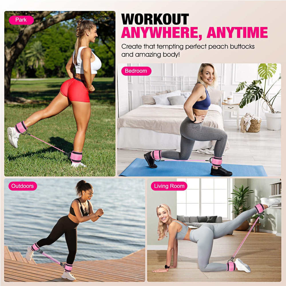 booty lift ankle resistance bands for kickbacks

