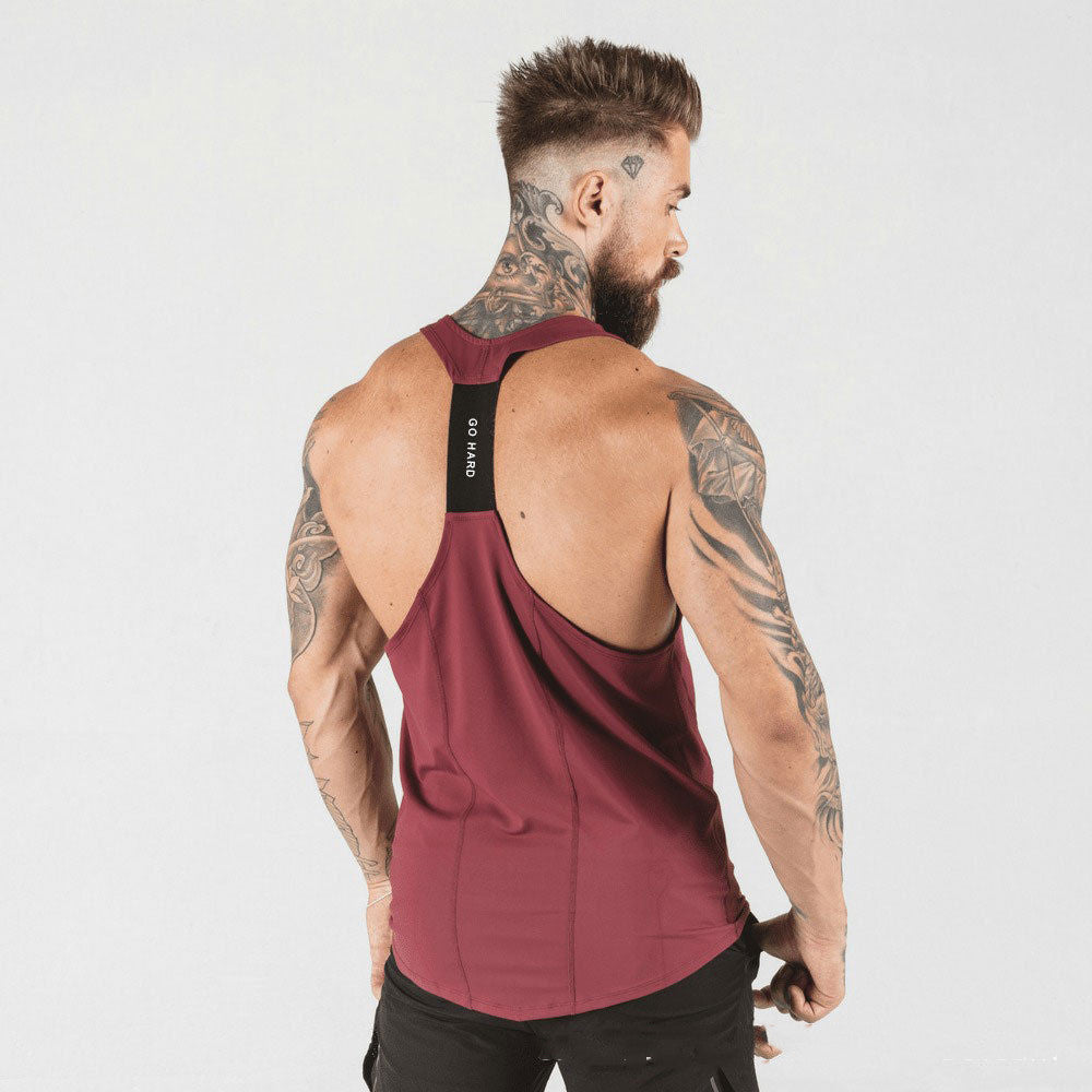 breathable sports vest men for gym sessions