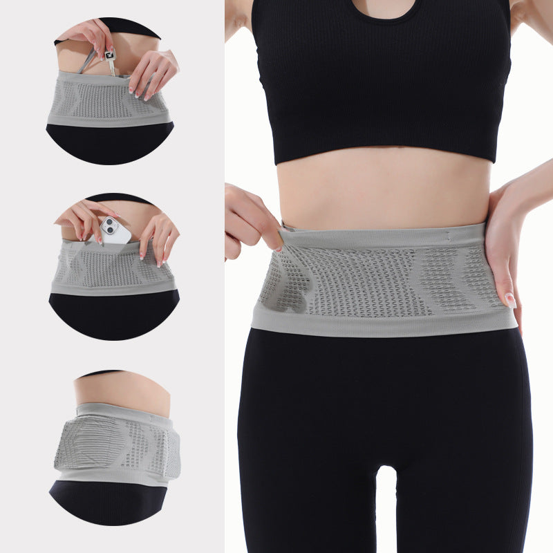breathable waist pack for hands free workouts