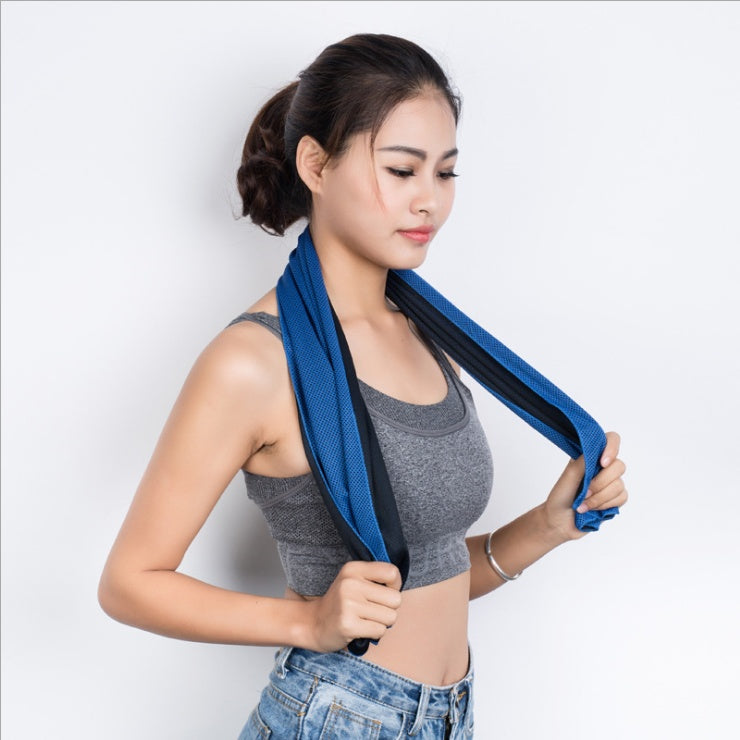 cold feeling workout towel for summer training