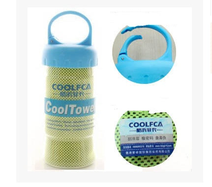 cold feeling workout towel for summer training