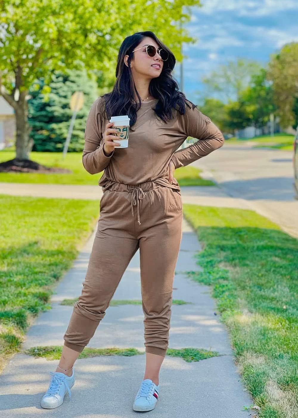comfortable casual lounge set for women daily wear
