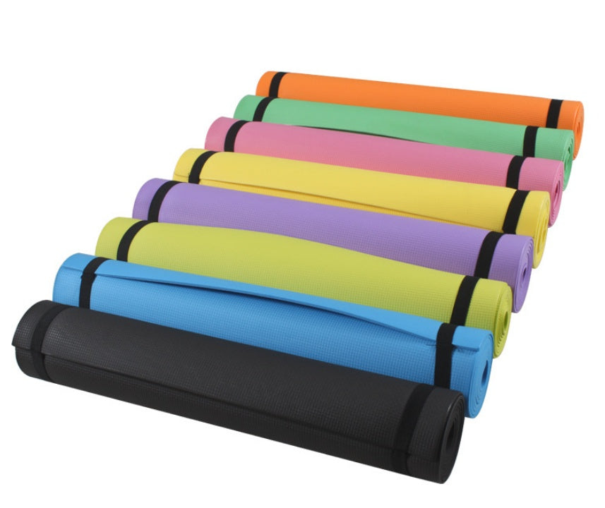 composite eva yoga mat for stretching and core training
