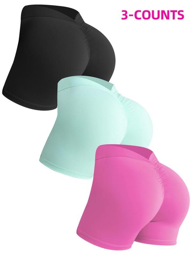 compression workout shorts for running and training