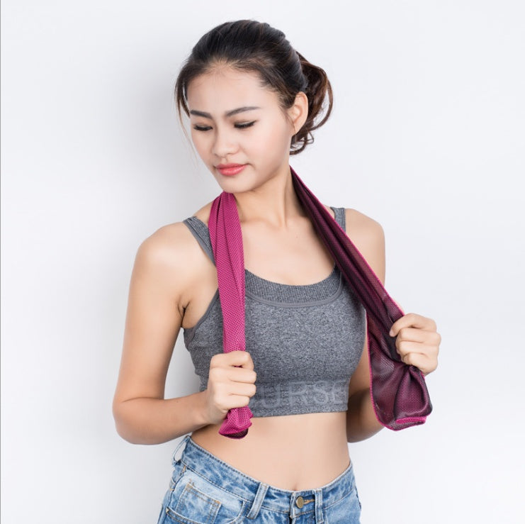 cooling sports towel for gym and outdoor workouts