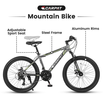 dual disc brake kids mountain bicycle