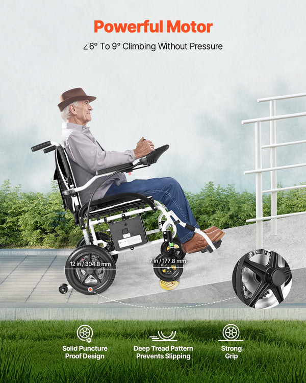 easy fold electric wheelchair for daily use