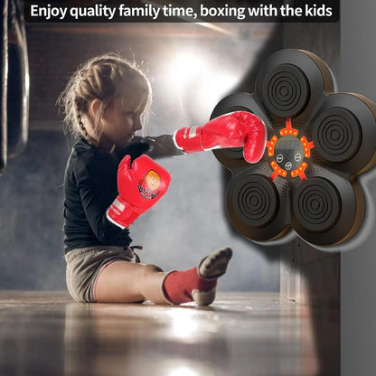 Smart Boxing Machine: Electronic Training Equipment for Speed and Agility Enhancement with Included Boxing Gloves for Diverse Workouts