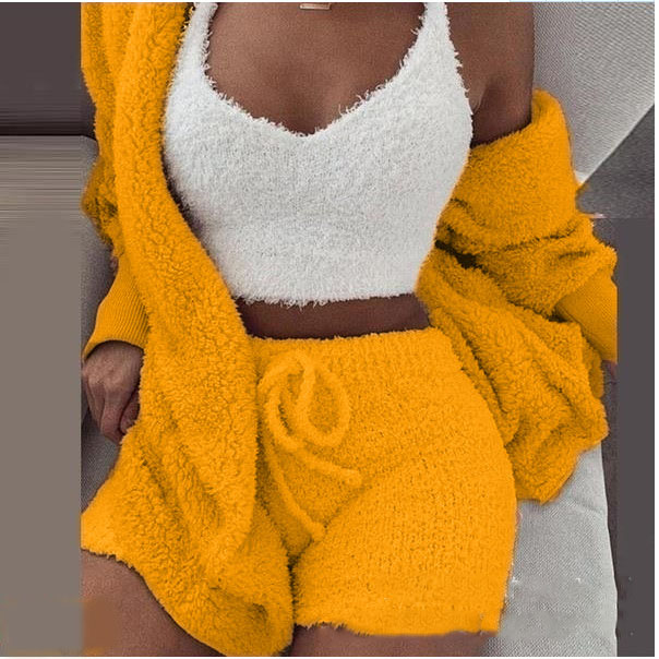 fashionable ladies lounge set for winter comfort