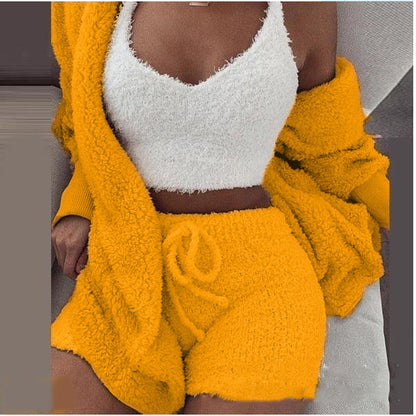 fashionable ladies lounge set for winter comfort