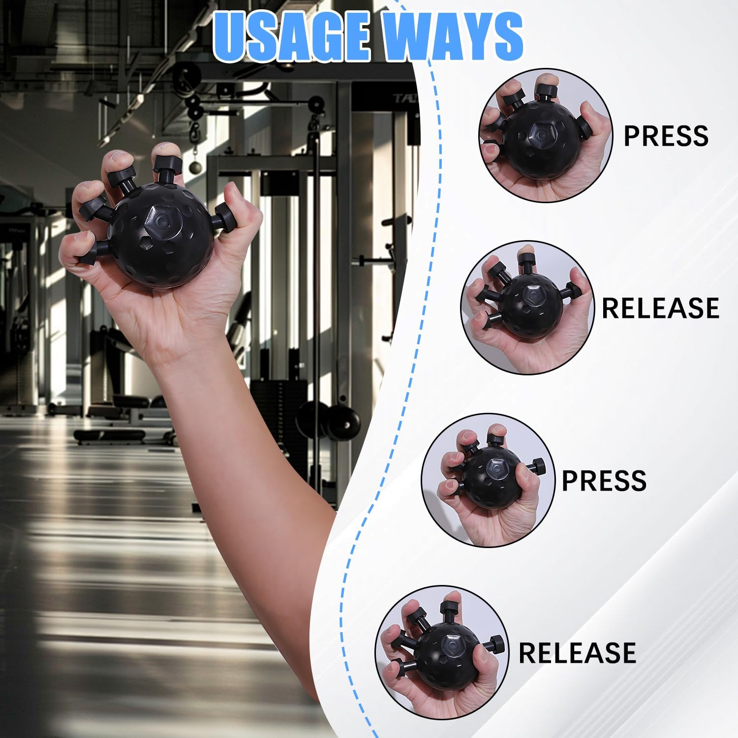 finger strength hand grip for men and women fitness
