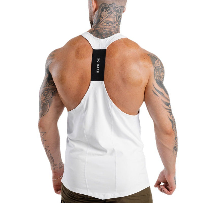 fitness tank top men for running and lifting
