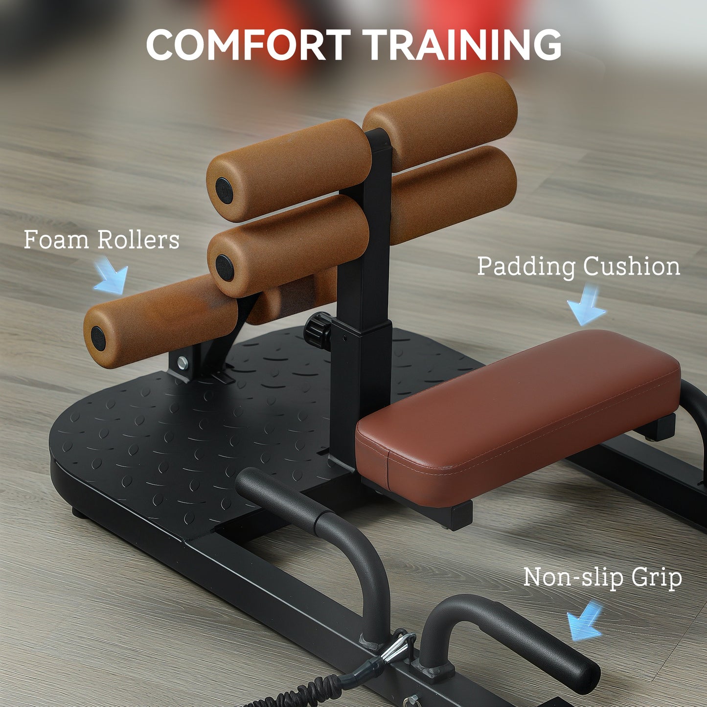 glute and leg fitness machine for strength training