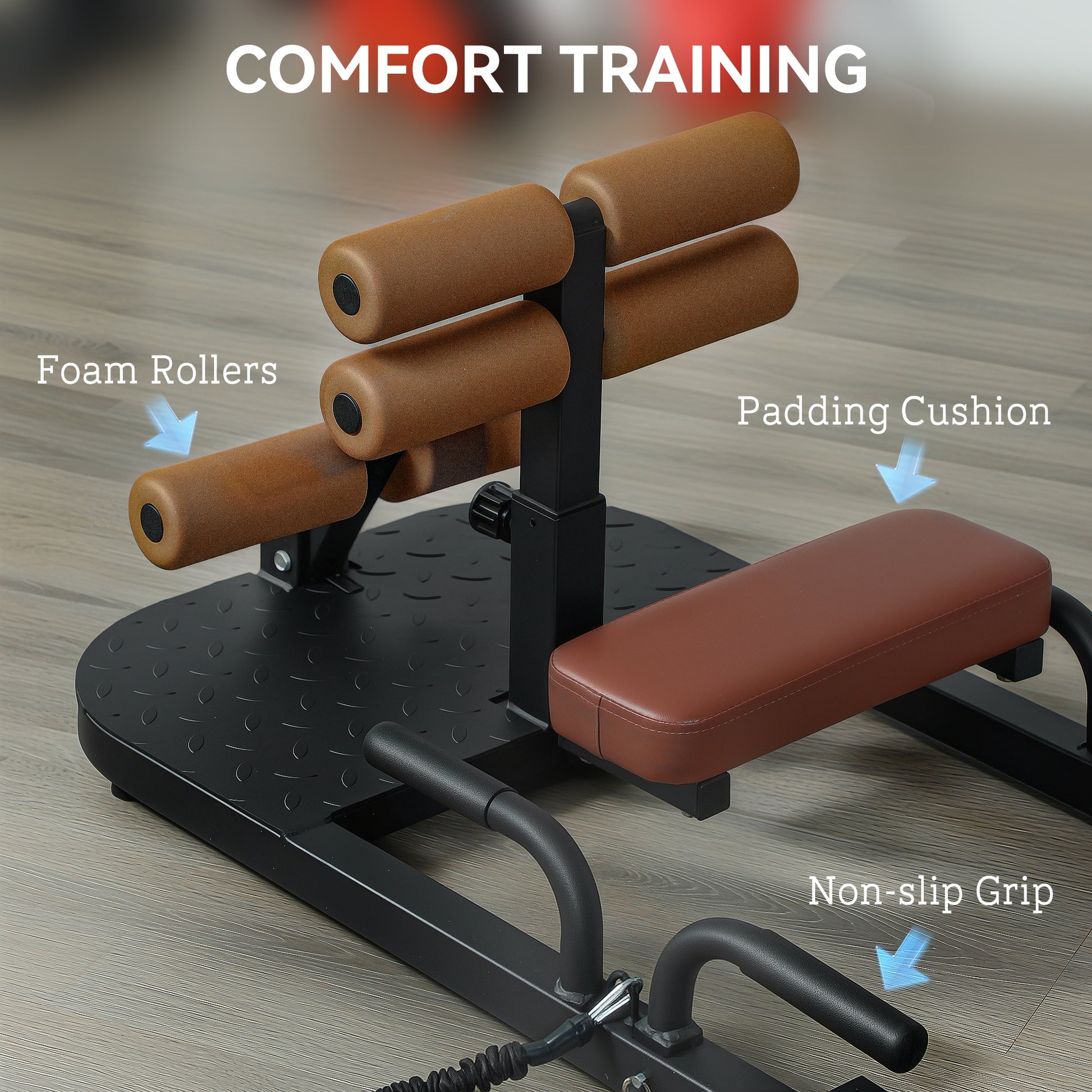 glute and leg fitness machine for strength training