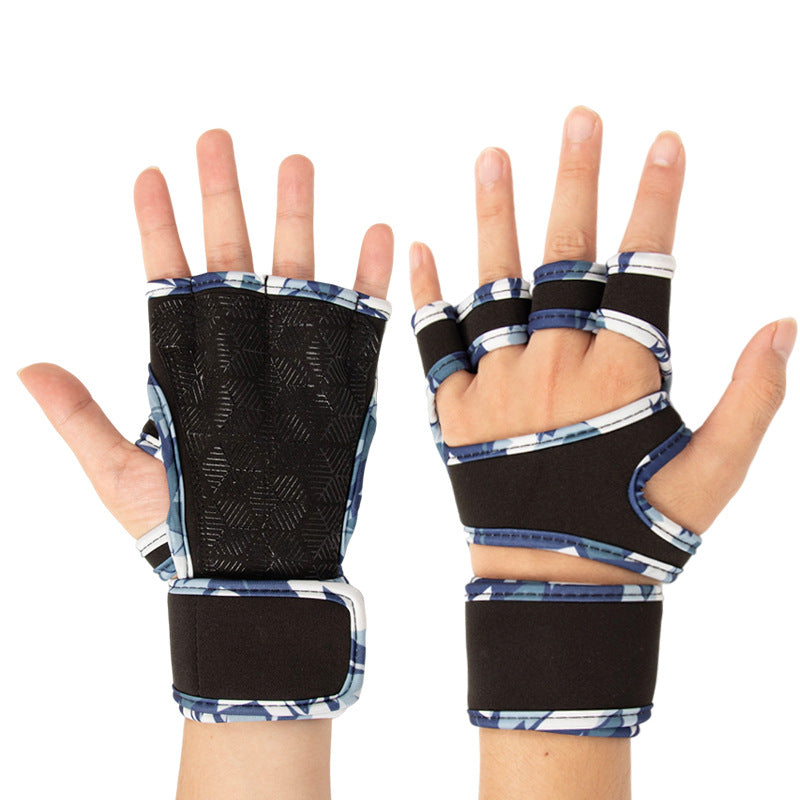 gym gloves for dumbbell weight training grip
