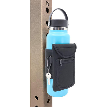 gym kettle cover with mobile phone storage pocket