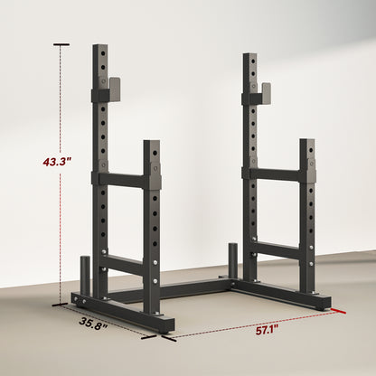 heavy duty steel strength training rack equipment
