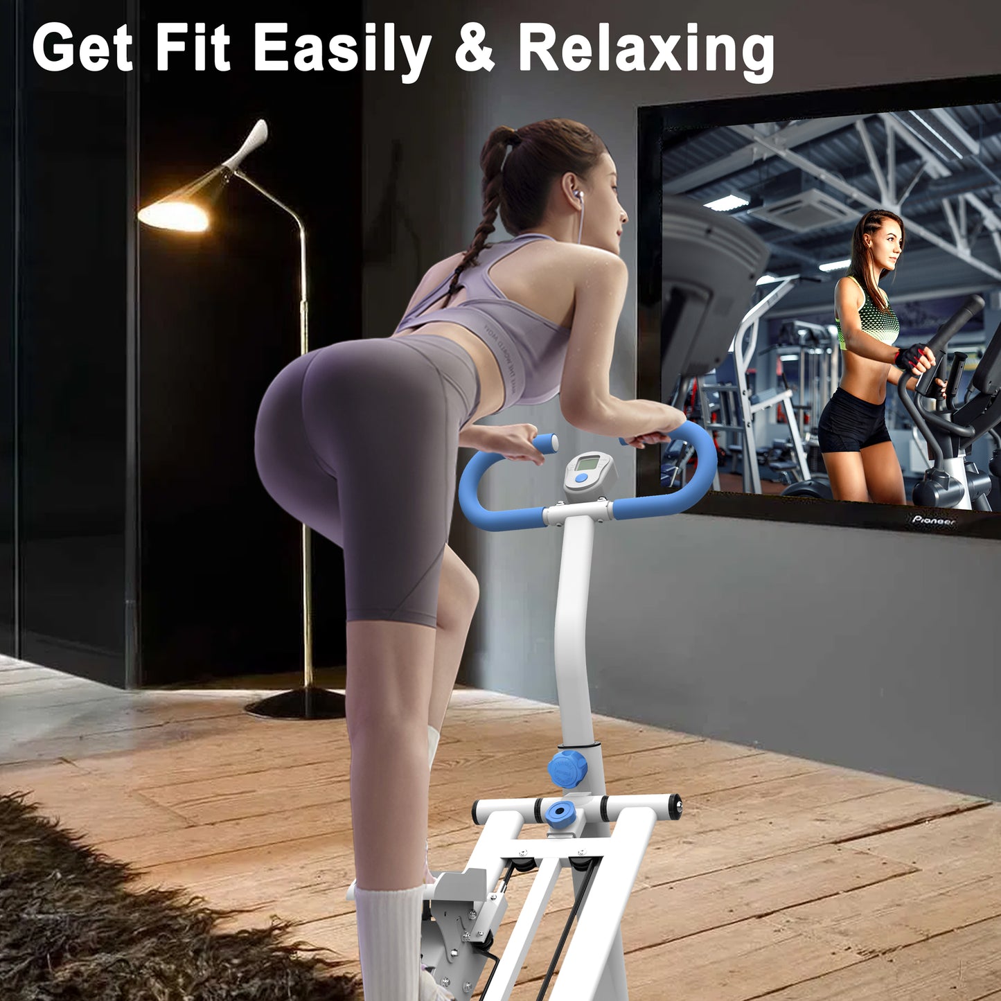 home stair stepper exercise machine adjustable
