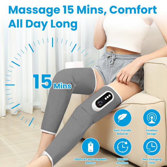 leg compression massager for swelling and soreness