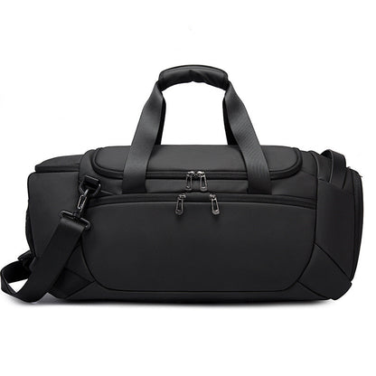 spacious mens gym bag for training and casual travel
