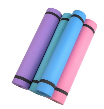 lightweight durable yoga mat for indoor exercise sessions
